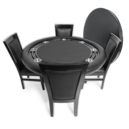 Nighthawk Round Poker Table w/ Chip Tray